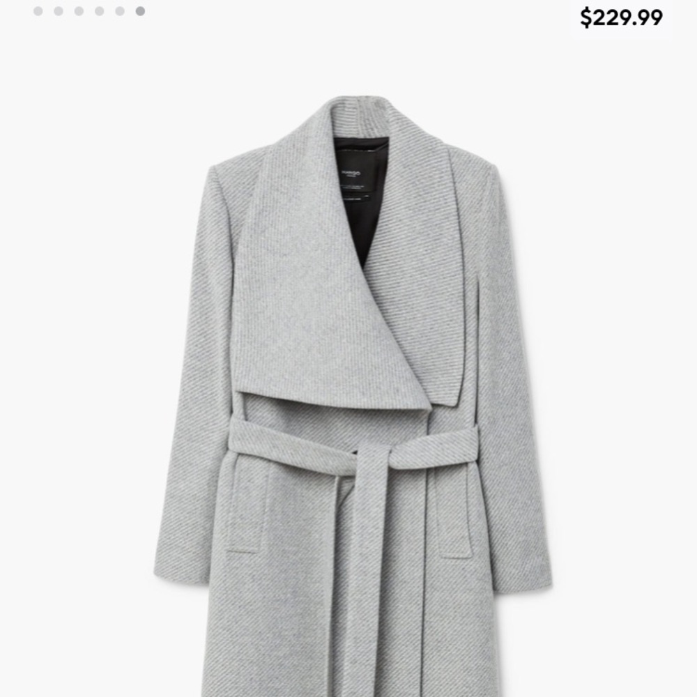 Mango Wool Belted Jacket - New with Tags